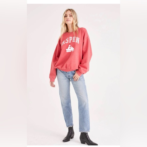 Project Social T Red Aspen Sweatshirt large/x-large - Picture 2 of 11